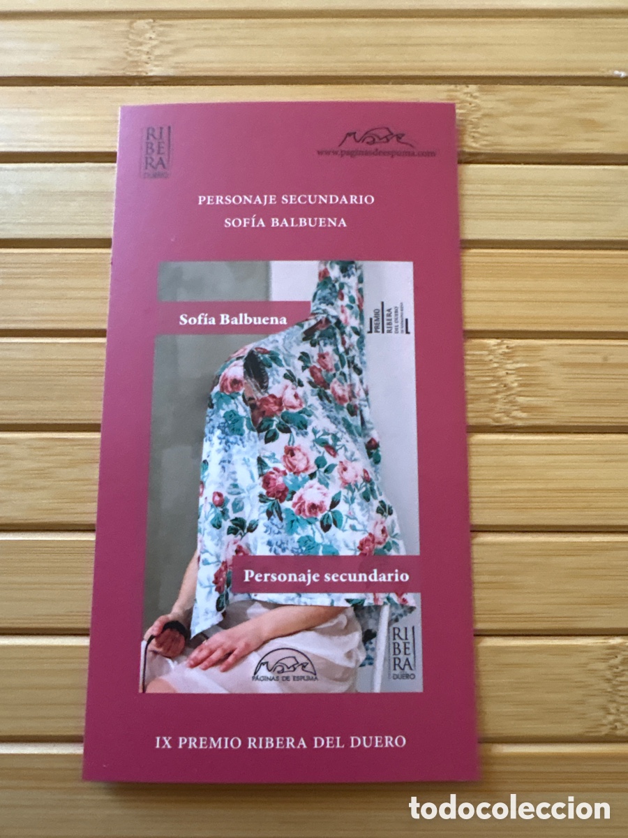 Coleccionismo Marcap&aacute;ginas: Marcap&aacute;ginas literatura. Personaje secundario. Sof&iacute;a Balbuena. P&aacute;ginas de espuma. ASM