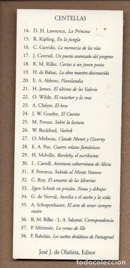 Coleccionismo marcap&aacute;ginas: MARCAPAGINAS, CENTELLAS. OLA&Ntilde;ETA EDITOR. - Foto 2