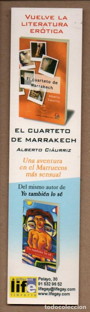 Coleccionismo Marcap&aacute;ginas: MARCAPAGINAS, EL CUARTETO DE MARRAKECH. ALBERTO CIAURRIZ. ODISEA EDITORIAL. LIFE LIBRERIA.