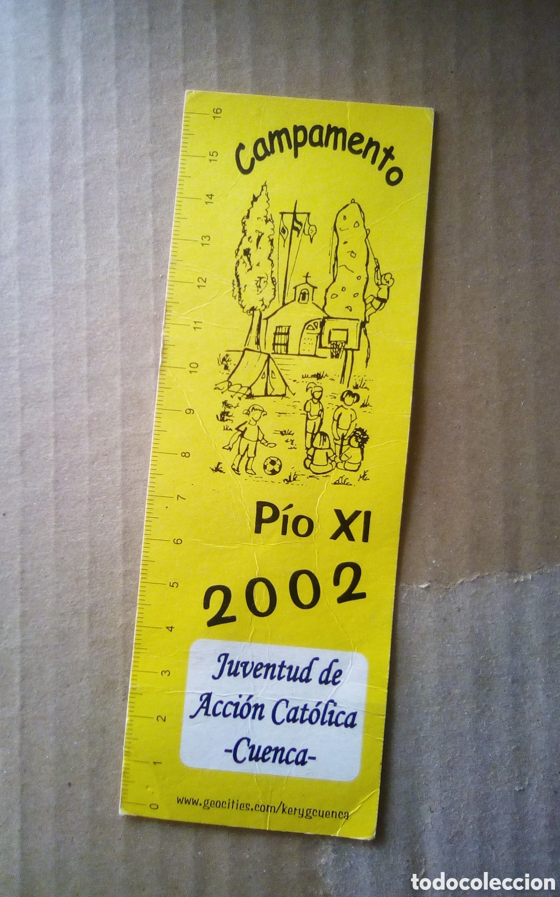 Coleccionismo Marcap&aacute;ginas: Marcap&aacute;ginas Campamento Pio XI. Juventud de Acci&oacute;n Cat&oacute;lica de Cuenca. A&ntilde;o 2002.