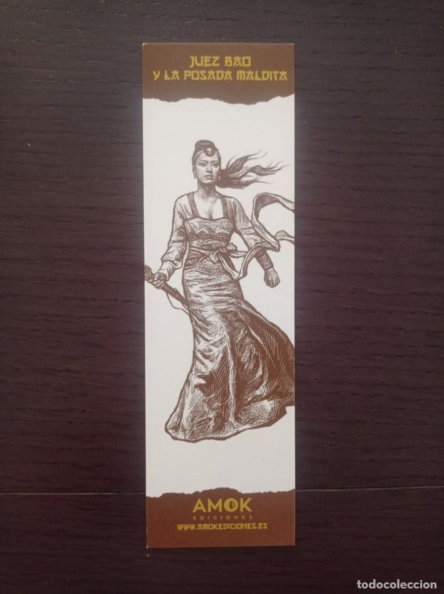 Coleccionismo Marcap&aacute;ginas: MARCAP&Aacute;GINAS. AMOK EDICIONES. JUEZ BAO Y LA POSADA MALDITA