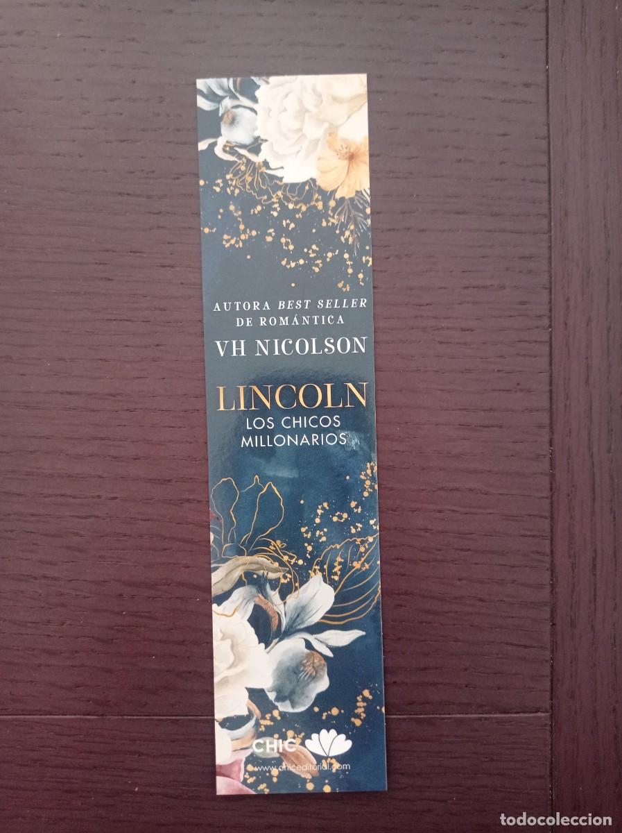 Coleccionismo Marcap&aacute;ginas: MARCAP&Aacute;GINAS. CHIC. VH NICOLSON. LINCOLN. LOS CHICOS MILLONARIOS
