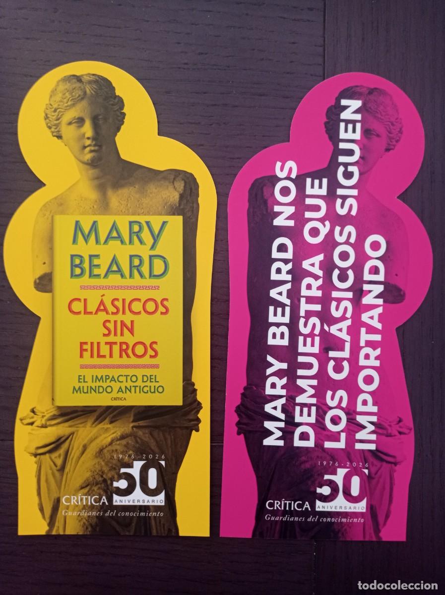 Coleccionismo Marcap&aacute;ginas: MARCAP&Aacute;GINAS. TROQUELADO. CR&Iacute;TICA. MARY BEARD. CL&Aacute;SICOS SIN FILTROS. EL IMPACTO DEL MUNDO ANTIGUO