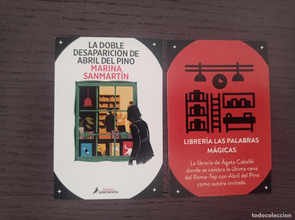 Coleccionismo Marcap&aacute;ginas: MARCAP&Aacute;GINAS. TAMA&Ntilde;O MINI. SALAMANDRA. MARINA SANMART&Iacute;N. LA DOBLE DESAPARICI&Oacute;N DE ABRIL DEL PINO