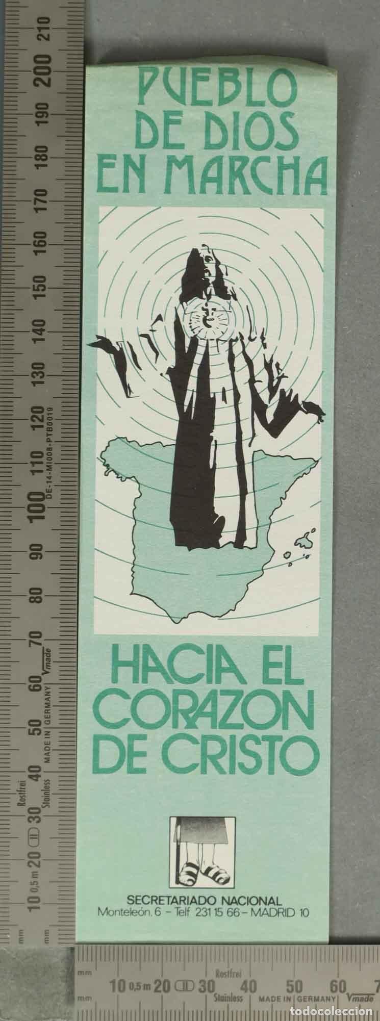 Collectables Bookmark: MARCAPAGINAS. Pueblo de Dios en marcha - Hacia el Coraz&oacute;n de Cristo - Secretariado Nacional