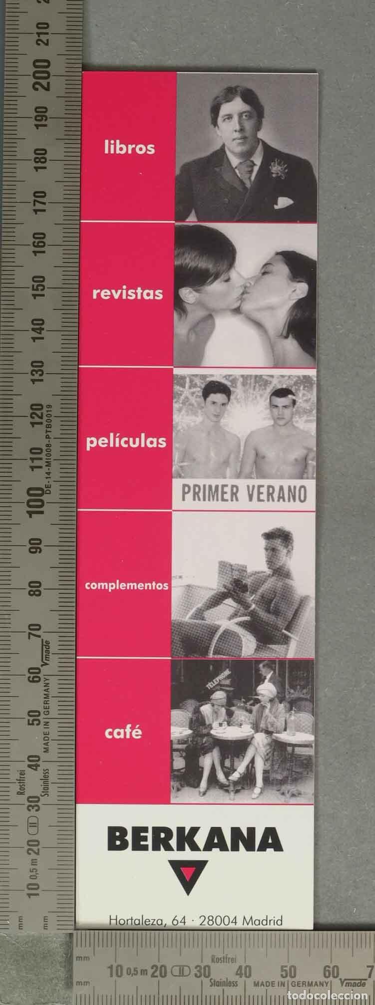 Coleccionismo Marcap&aacute;ginas: MARCAPAGINAS. Berkana librer&iacute;a gaylesbiana Madrid - Caf&eacute;, complementos, pel&iacute;culas, revistas, libros