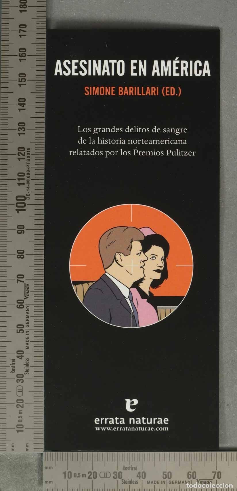 Coleccionismo Marcap&aacute;ginas: MARCAPAGINAS. Asesinato en Am&eacute;rica - Los grandes delitos de sangre de la historia norteamericana re