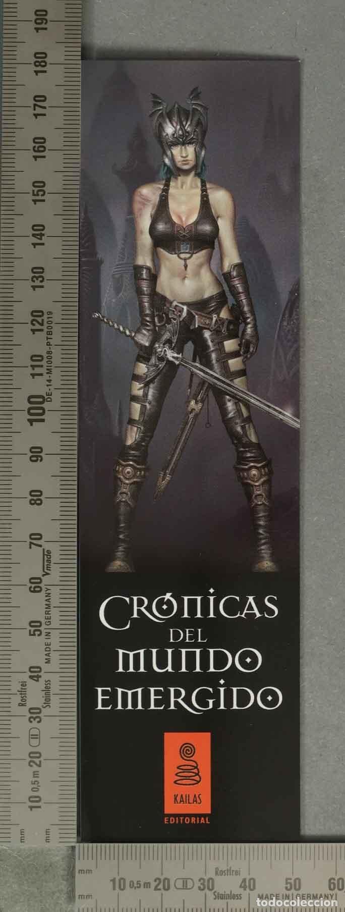 Coleccionismo Marcap&aacute;ginas: MARCAPAGINAS. Cr&oacute;nicas del Mundo Emergido - Licia Troisi - Kailas Editorial