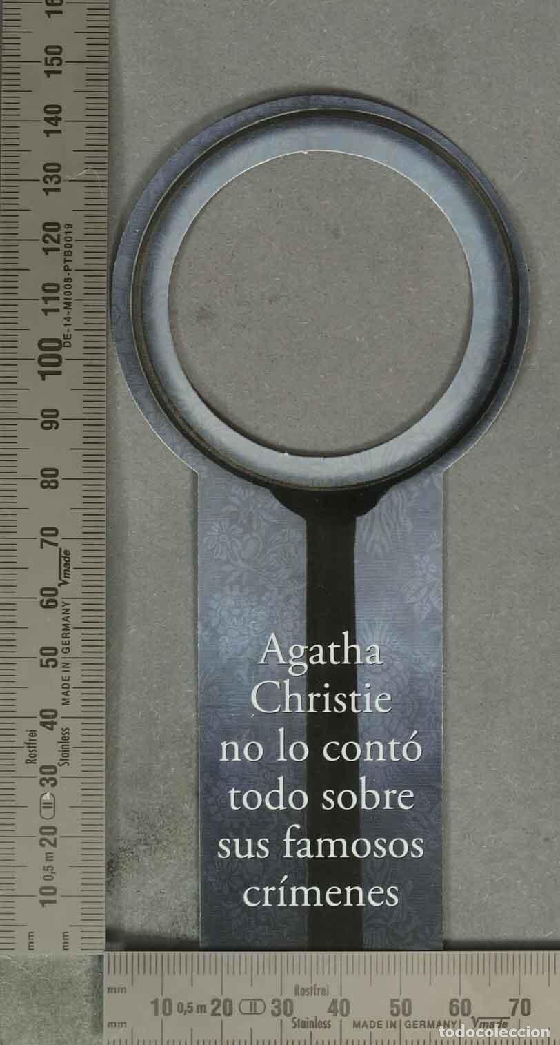 Coleccionismo Marcap&aacute;ginas: MARCAPAGINAS. Agatha Christie LOS CUADERNOS SECRETOS SUMA