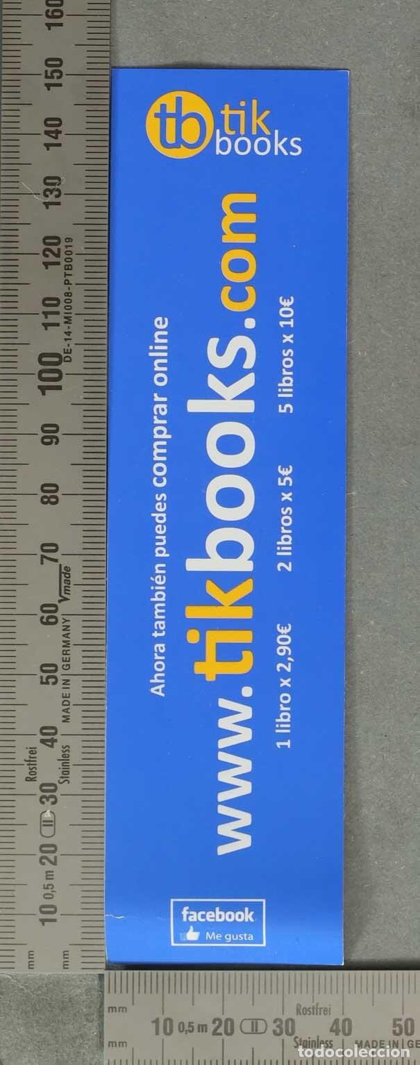 Coleccionismo Marcap&aacute;ginas: MARCAPAGINAS. Folleto publicitario marcap&aacute;ginas de tikbooks.com