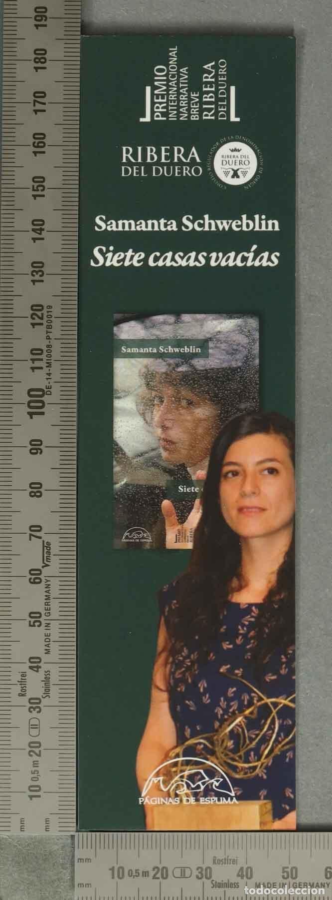 Collezionismo Segnalibri: MARCAPAGINAS. Siete casas vac&iacute;as - Samanta Schweblin - Editorial P&aacute;ginas de Espuma