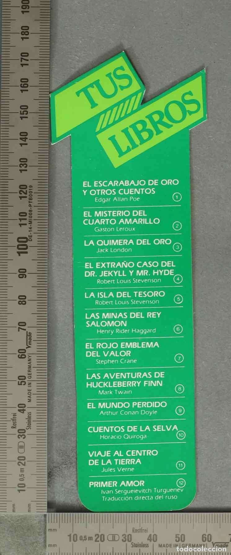 Collezionismo Segnalibri: MARCAPAGINAS. Punto de lectura Tus Libros - Editorial Anaya