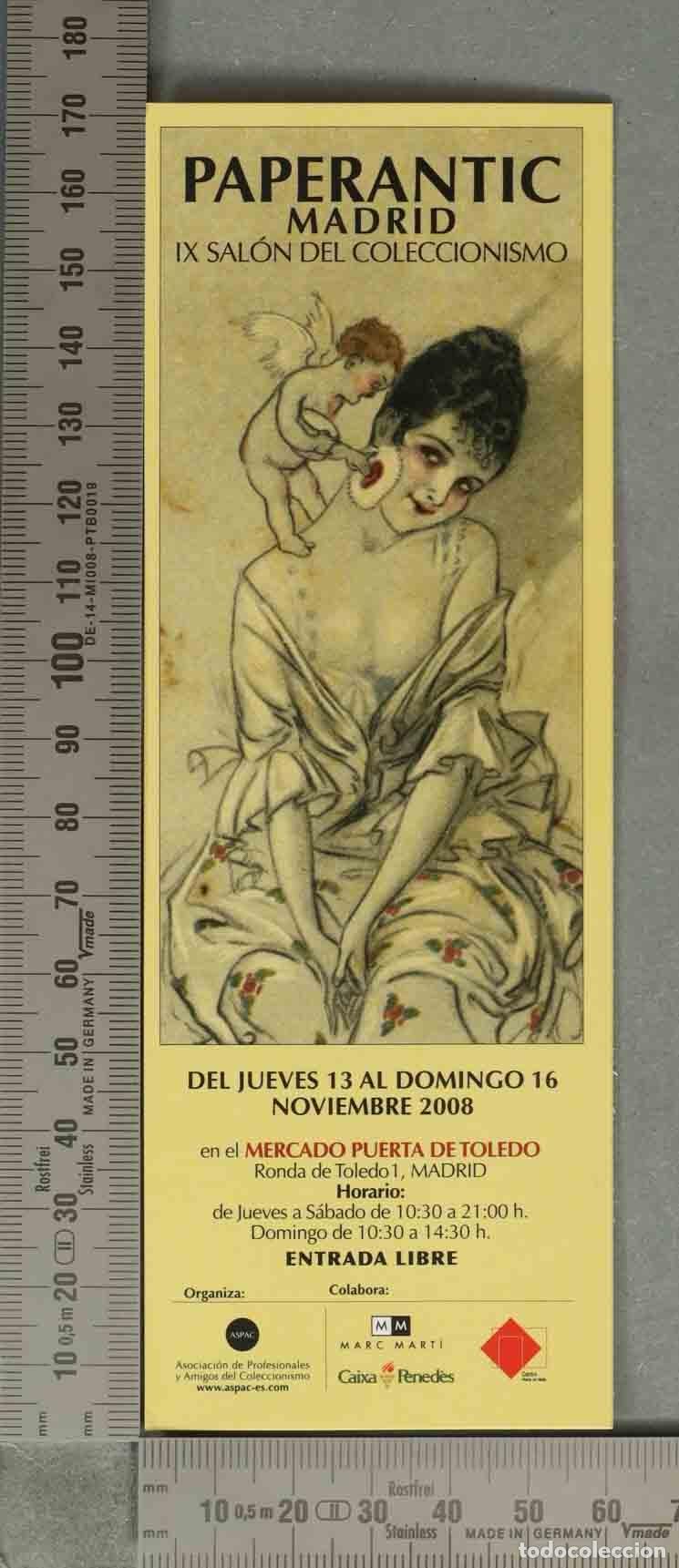 Collectionnisme Marque-pages: MARCAPAGINAS. Paperantic Madrid - IX Sal&oacute;n del Coleccionismo