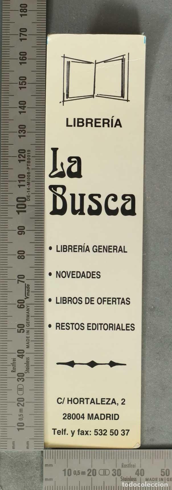 Coleccionismo Marcap&aacute;ginas: MARCAPAGINAS. Librer&iacute;a La Busca - Madrid