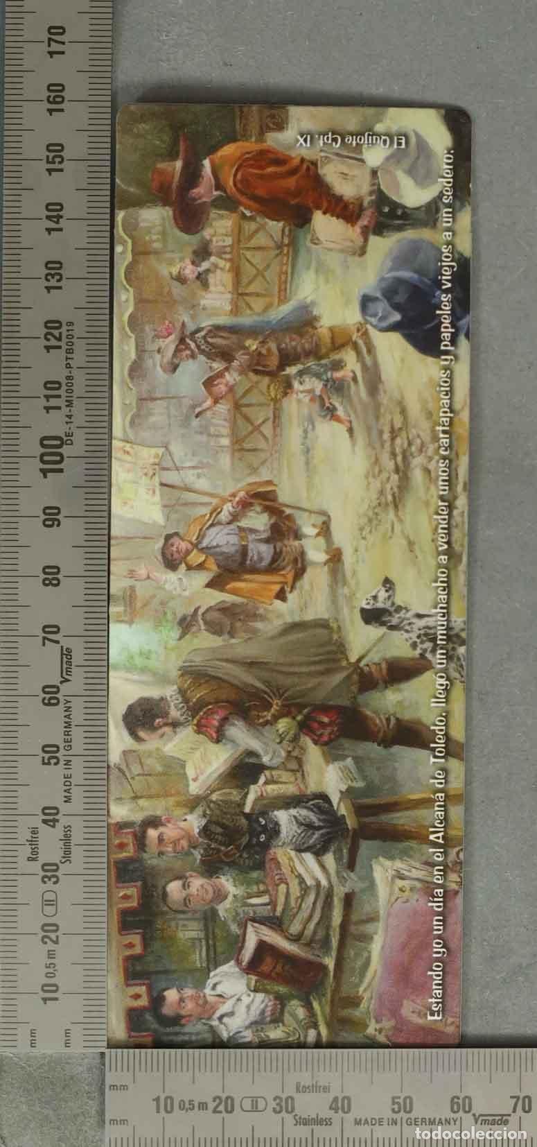 Coleccionismo Marcap&aacute;ginas: MARCAPAGINAS. El Quijote Cap&iacute;tulo IX - Libros Alcan&aacute;