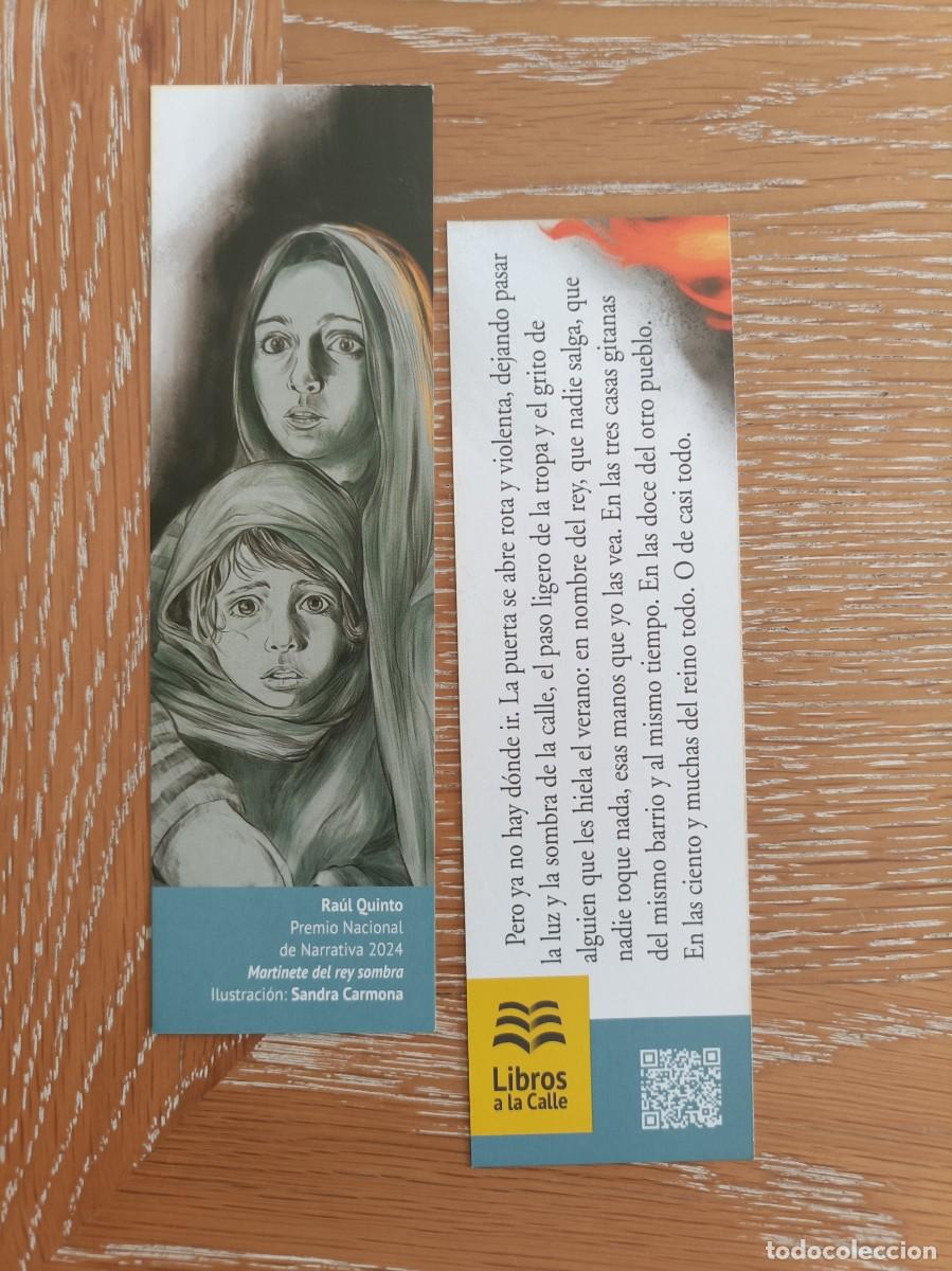 Coleccionismo Marcap&aacute;ginas: MARCAP&Aacute;GINAS - LIBROS A LA CALLE - MARTINETE DEL REY SOMBRA - RA&Uacute;L QUINTO