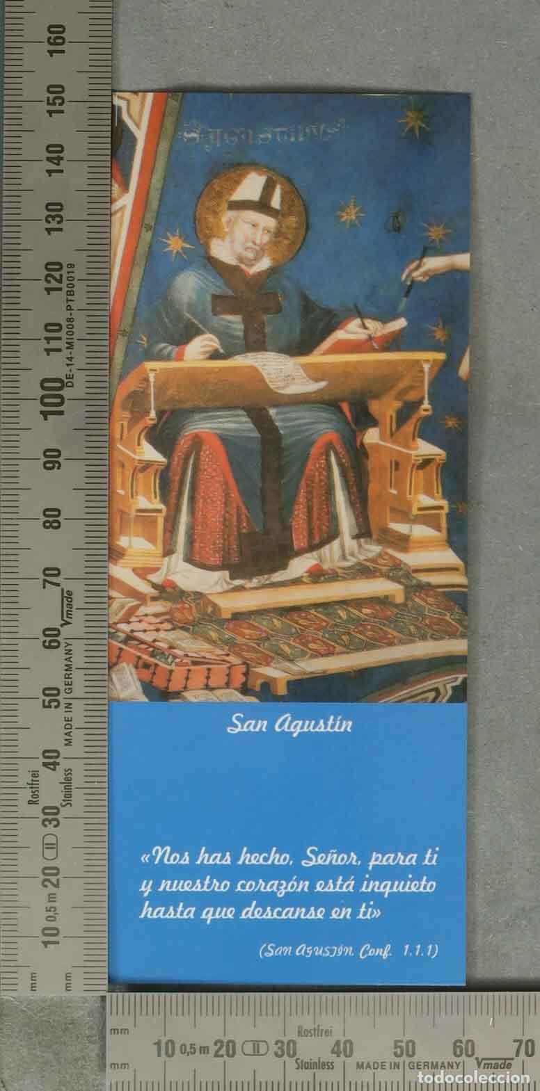 Coleccionismo Marcap&aacute;ginas: MARCAPAGINAS. San Agust&iacute;n - EDICIONES ESCURIALENSES
