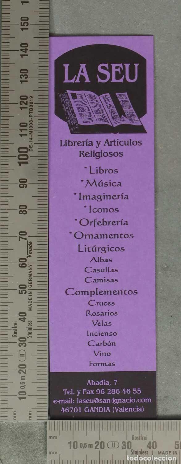 Collectionnisme Marque-pages: MARCAPAGINAS. Librer&iacute;a y Art&iacute;culos Religiosos La Seu - Gand&iacute;a