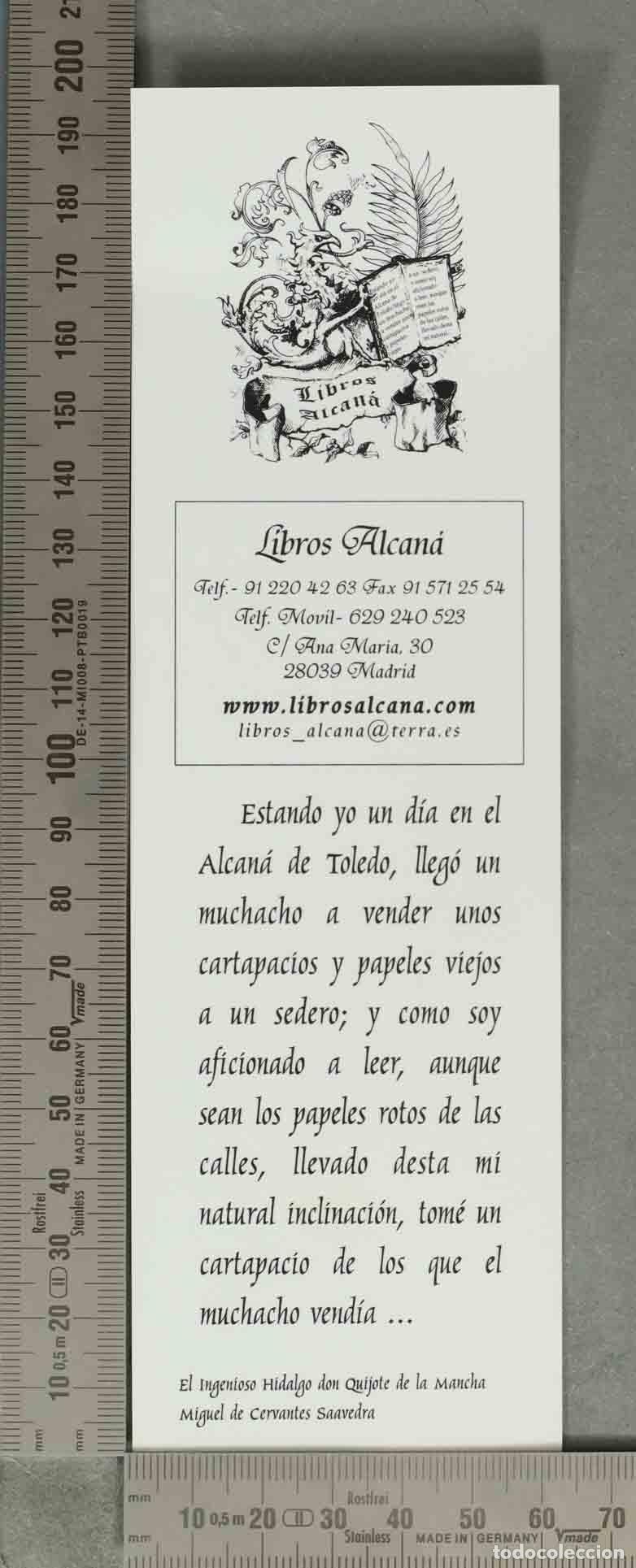 Collezionismo Segnalibri: MARCAPAGINAS. El ingenioso hidalgo don Quijote de la Mancha - Miguel de Cervantes Saavedra - Libros