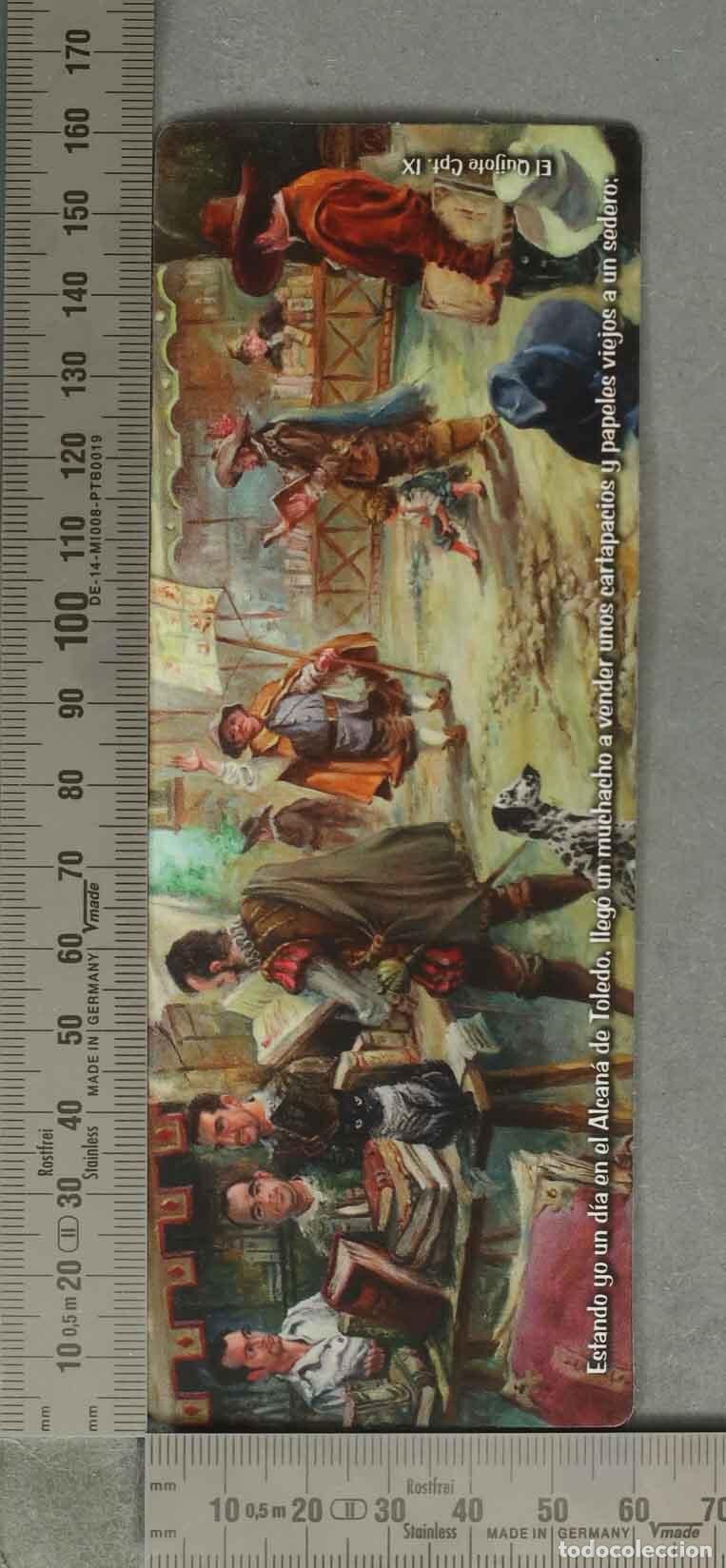 Coleccionismo marcap&aacute;ginas: MARCAPAGINAS. Librer&iacute;a Alcan&aacute; - El Quijote Cap&iacute;tulo IX - Foto 1