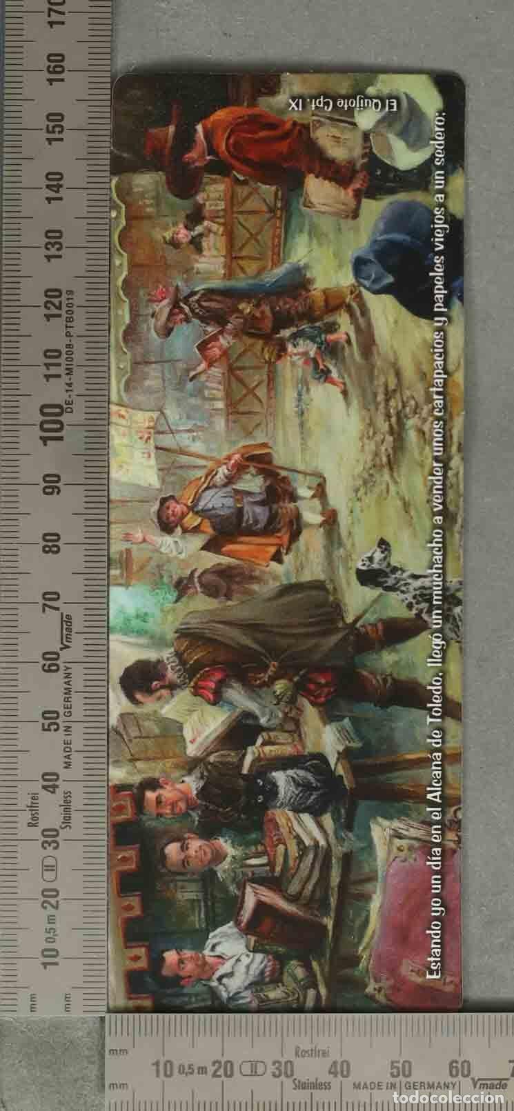 Coleccionismo Marcap&aacute;ginas: MARCAPAGINAS. El Quijote. Cpt. IX - Librer&iacute;a Alcan&aacute;