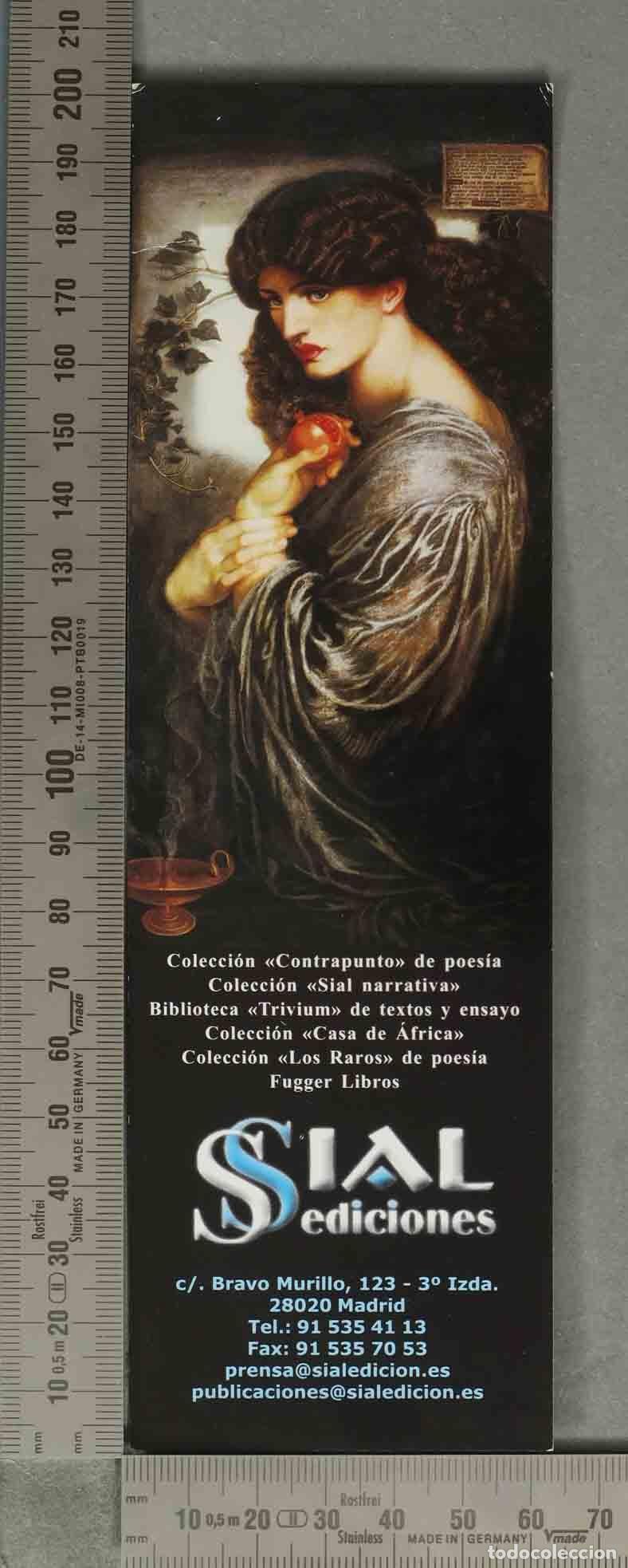 Coleccionismo Marcap&aacute;ginas: MARCAPAGINAS. Proserpine - Dante Gabriel Rossetti