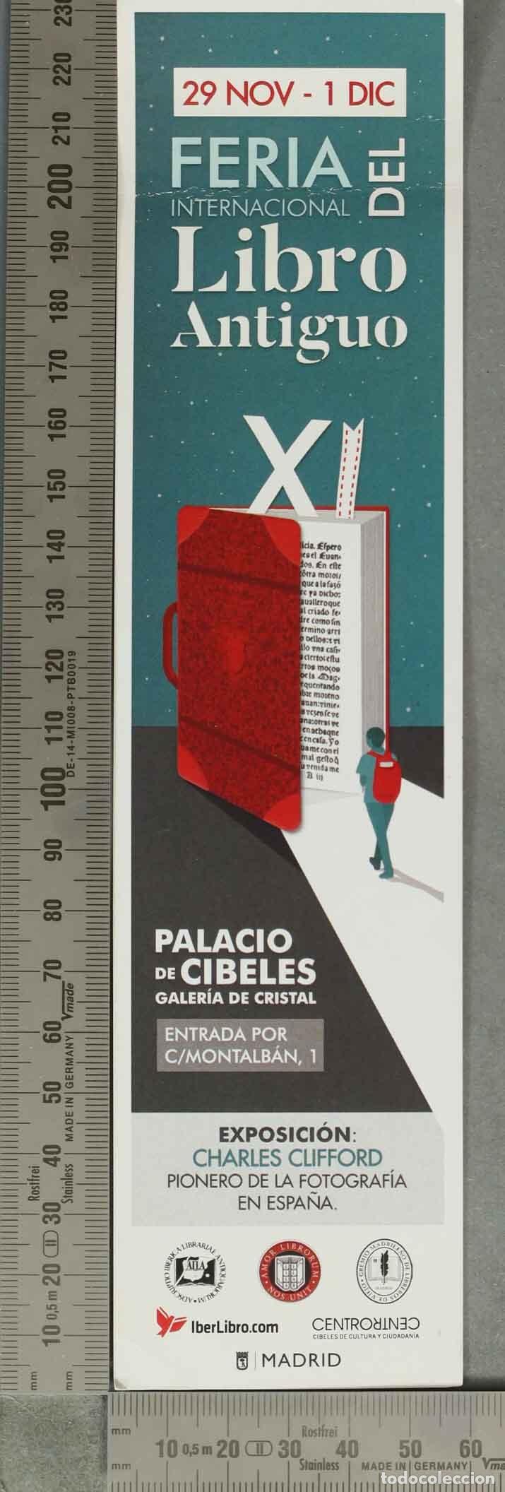 Coleccionismo Marcap&aacute;ginas: MARCAPAGINAS. XI Feria Internacional del Libro Antiguo
