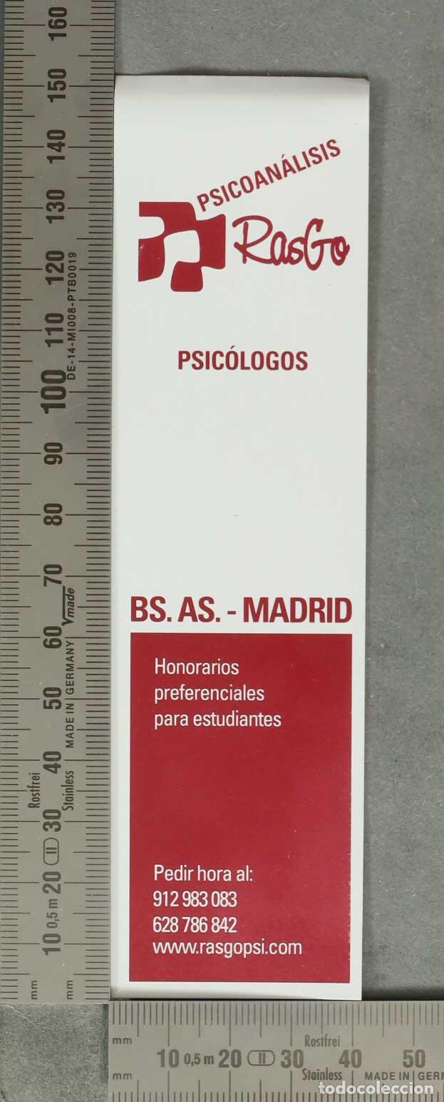 Coleccionismo Marcap&aacute;ginas: MARCAPAGINAS. Psicoan&aacute;lisis Rastro - Psic&oacute;logos - BS. AS. - Madrid