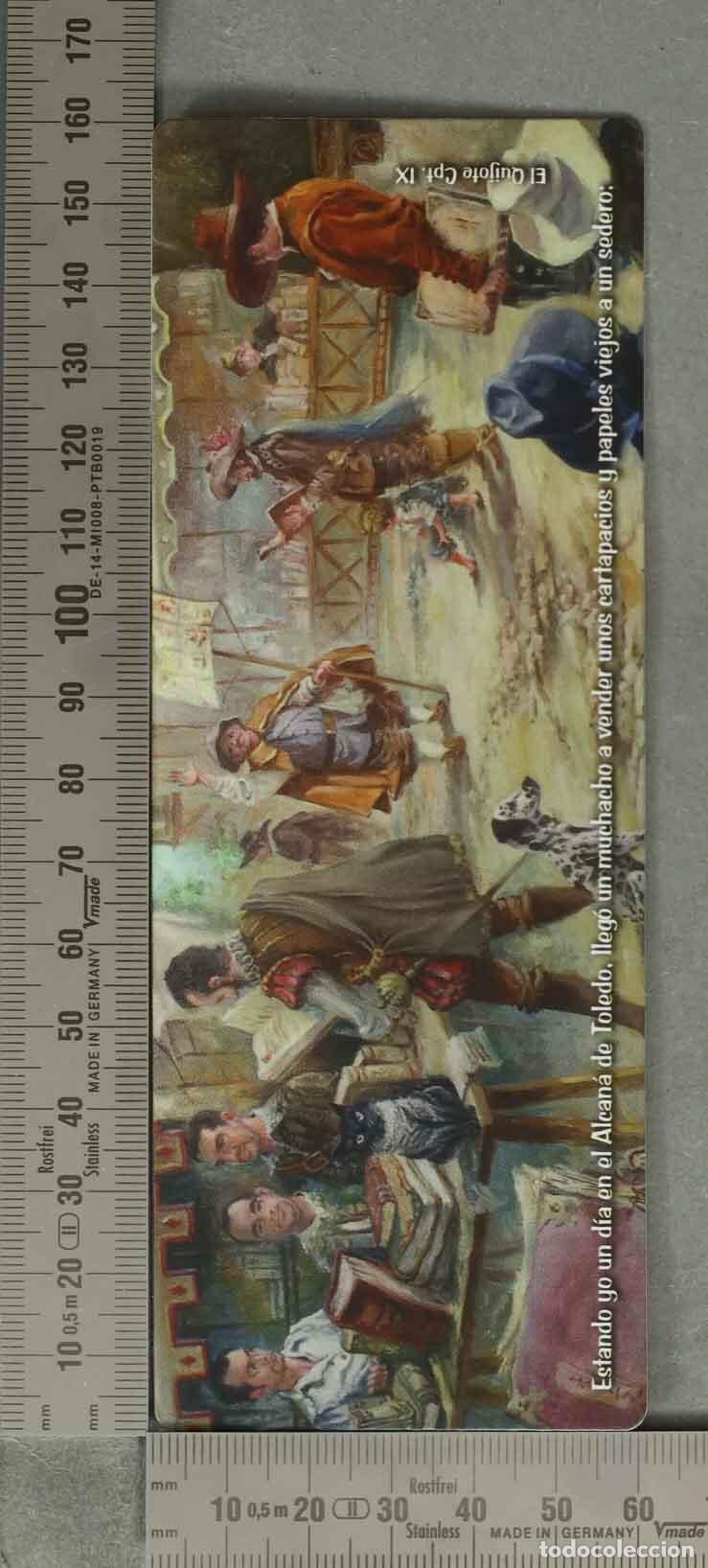 Coleccionismo Marcap&aacute;ginas: MARCAPAGINAS. Librer&iacute;a Alcan&aacute; - El Quijote Cap&iacute;tulo IX
