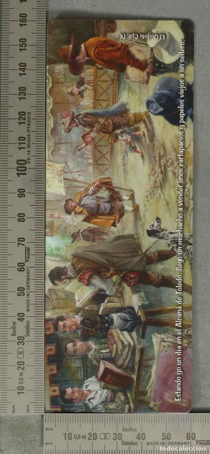Coleccionismo Marcap&aacute;ginas: MARCAPAGINAS. Don Quijote Cap&iacute;tulo IX - Miguel de Cervantes