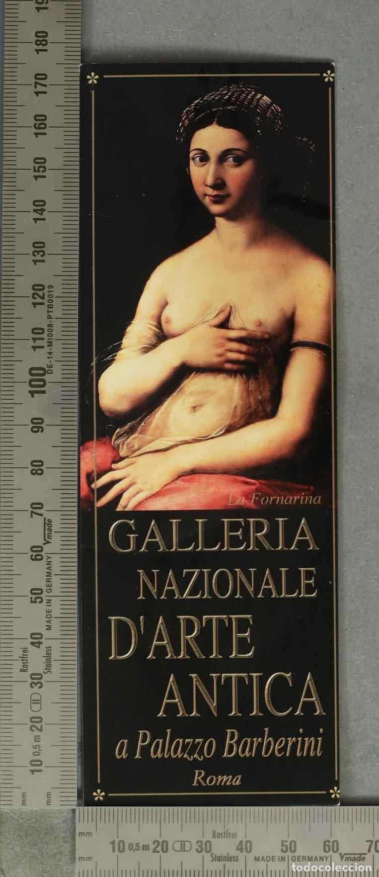 Coleccionismo Marcap&aacute;ginas: MARCAPAGINAS. La Fornarina - Rafael - Galleria Nazionale d&acute;Arte Antica Palazzo Barberini Roma