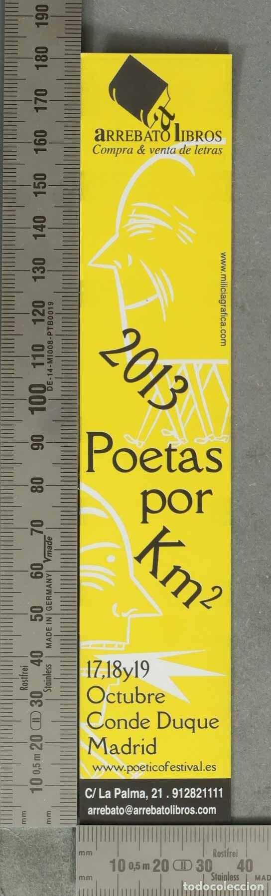 Coleccionismo Marcap&aacute;ginas: MARCAPAGINAS. Poetas por Km2 - Arrebato Libros