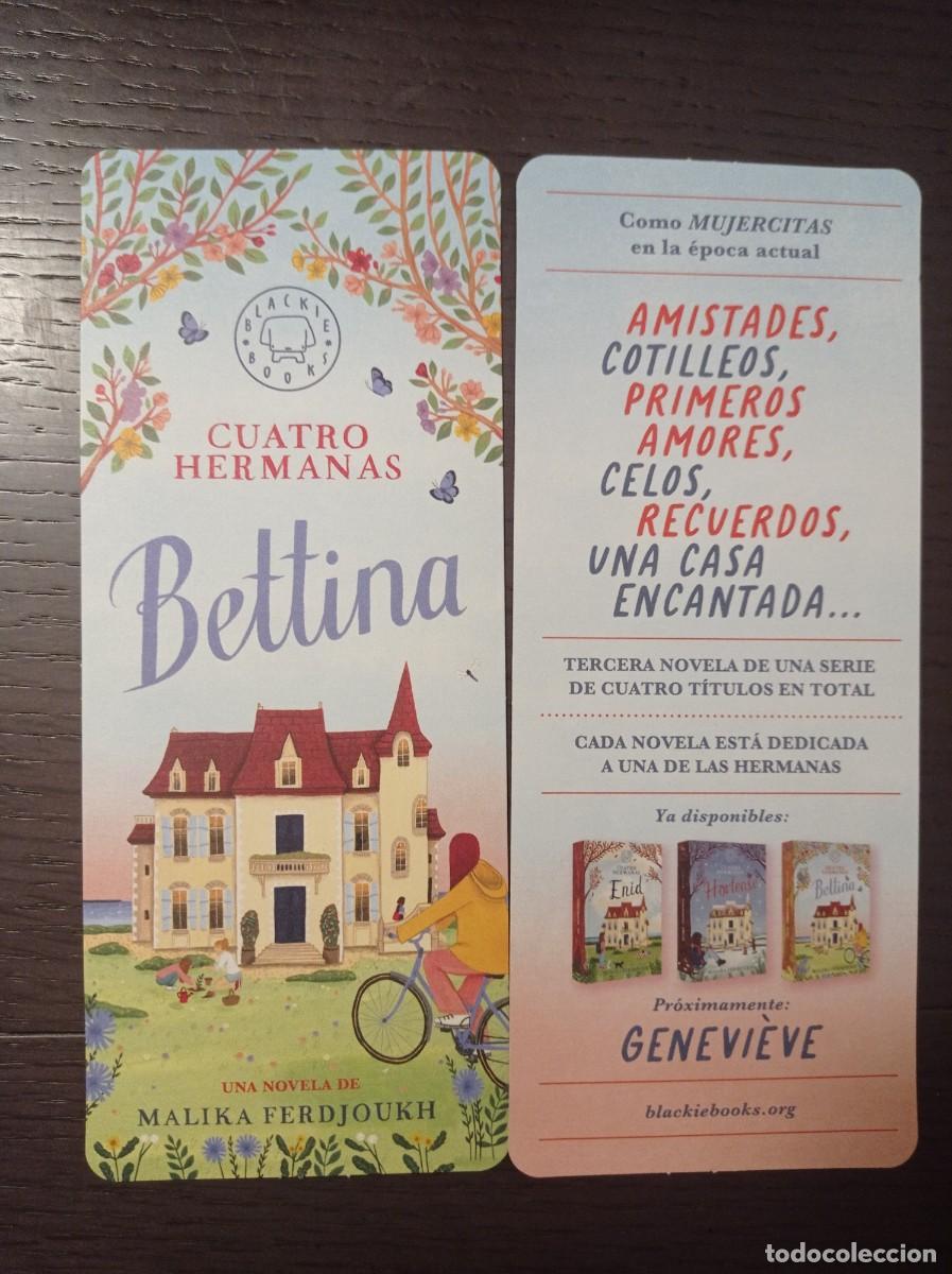 Coleccionismo Marcap&aacute;ginas: MARCAP&Aacute;GINAS. BLACKIE BOOKS. MALIKA FERDJOUKH. CUATRO HERMANAS. BETTINA