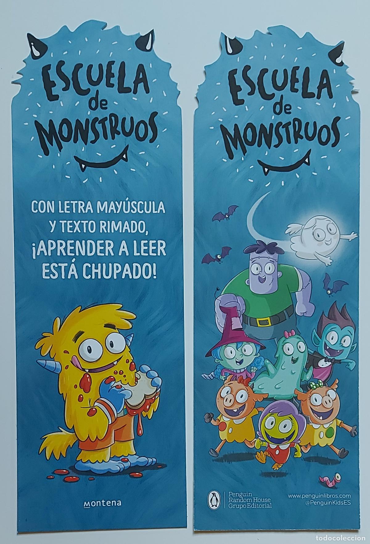 Coleccionismo Marcap&aacute;ginas: MARCAPAGINAS - MONTENA - ESCUELA DE MONSTRUOS