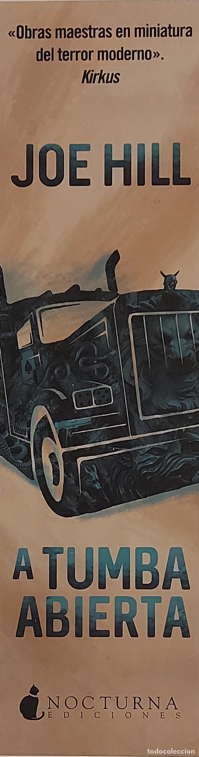 Coleccionismo Marcap&aacute;ginas: MARCAP&Aacute;GINAS - EDICIONES NOCTURNA - JOE HILL - A TUMBA ABIERTA