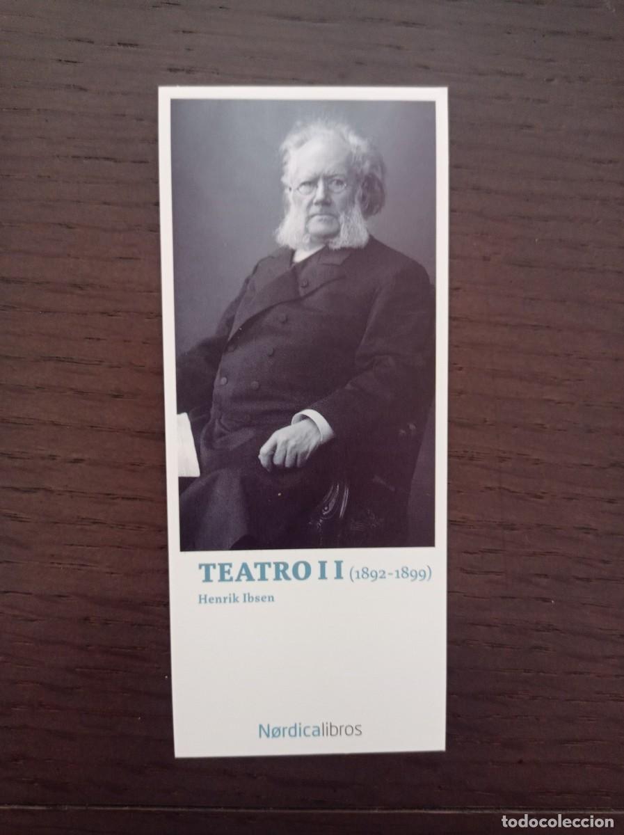 Coleccionismo Marcap&aacute;ginas: MARCAP&Aacute;GINAS. N&Oacute;RDICA LIBROS. HENRY IBSEN. TEATRO II (1892-1899)