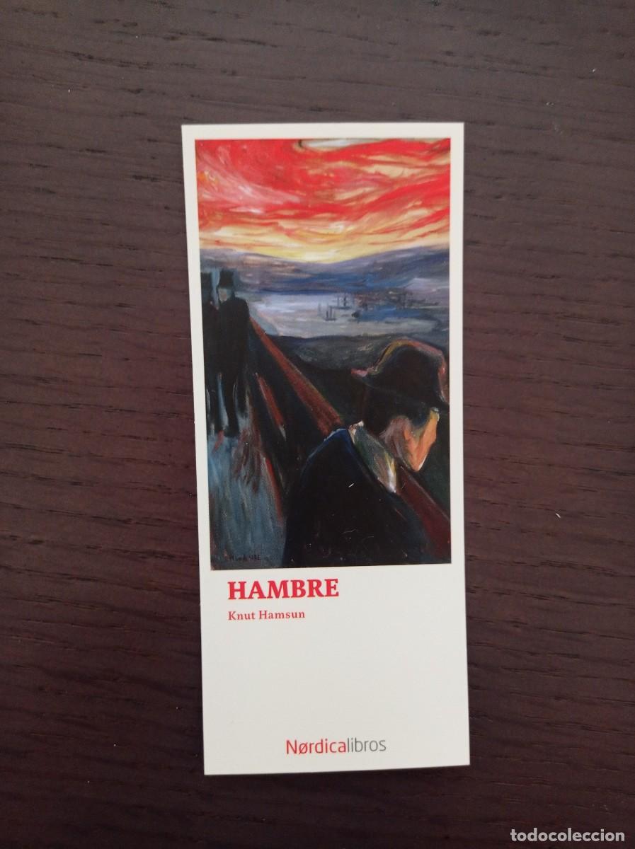 Coleccionismo Marcap&aacute;ginas: MARCAP&Aacute;GINAS. N&Oacute;RDICA LIBROS. KNUT HAMSUN. HAMBRE