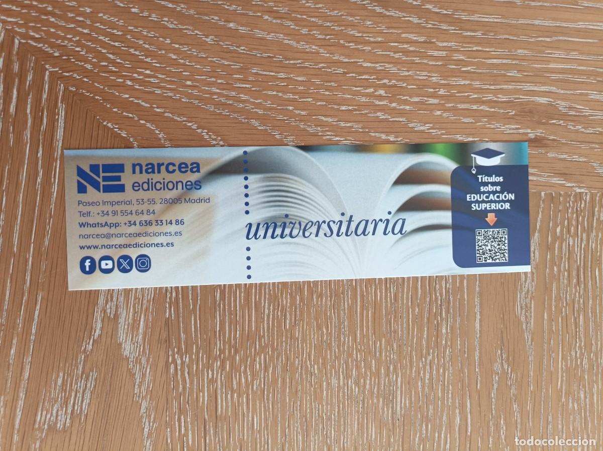 Coleccionismo Marcap&aacute;ginas: MARCAP&Aacute;GINAS - NARCEA EDICIONES - UNIVERSITARIA
