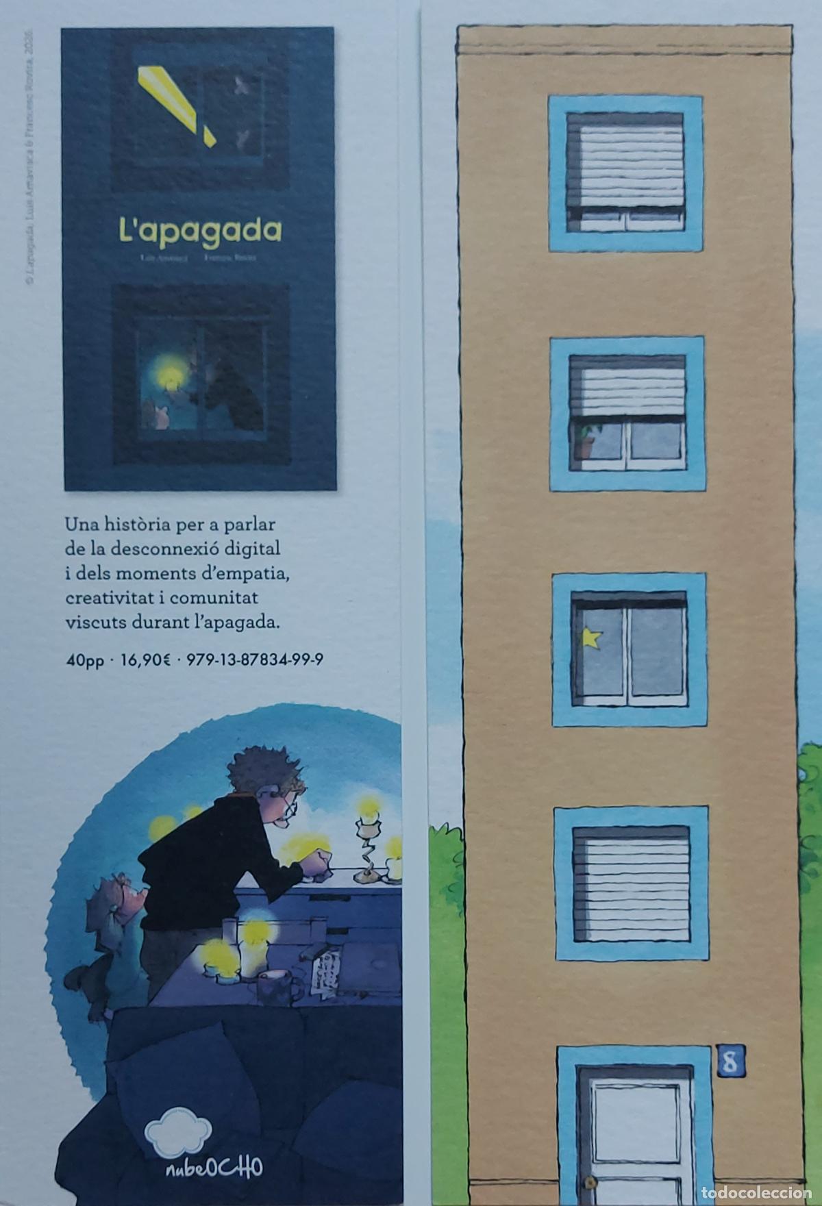 Coleccionismo Marcap&aacute;ginas: MARCAPAGINAS - NUBE OCHO - L'APAGADA