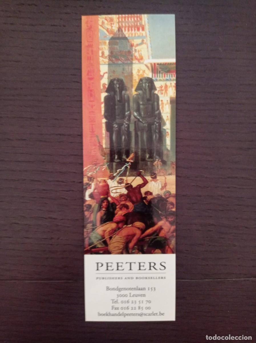 Sammeln von Lesezeichen: MARCAP&Aacute;GINAS. PEETERS PUBLISHERS AND BOOKSELLERS. LEUVEN (LOVAINA). B&Eacute;LGICA