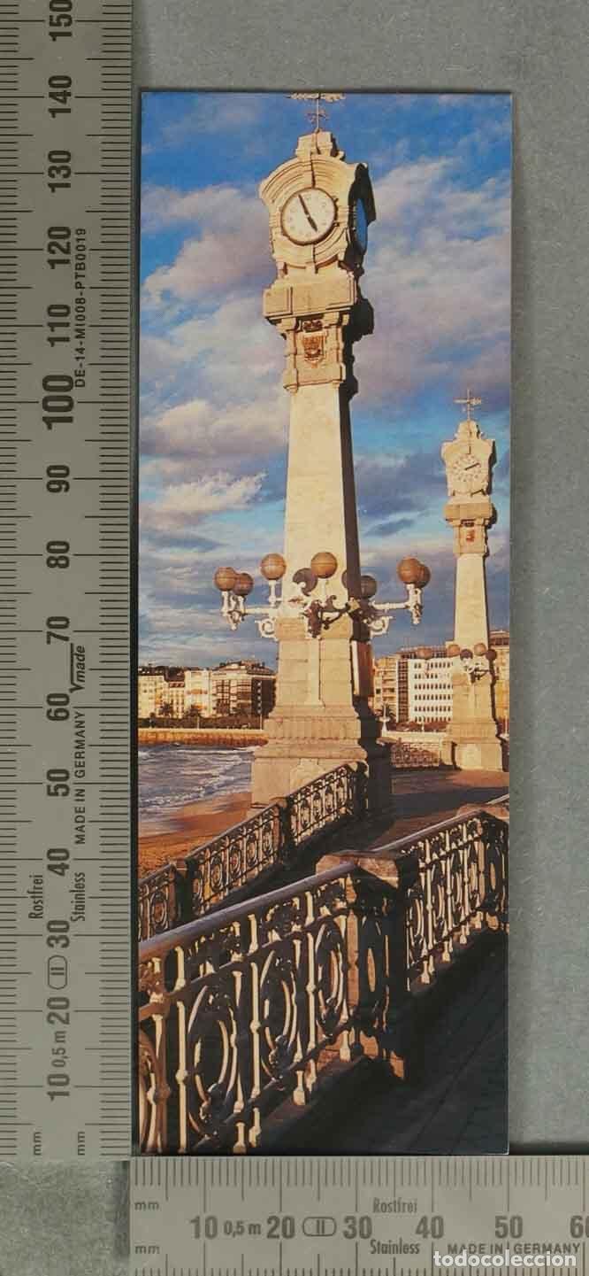 Sammeln von Lesezeichen: MARCAPAGINAS. San Sebasti&aacute;n - Paseo de la Concha - Los Relojes