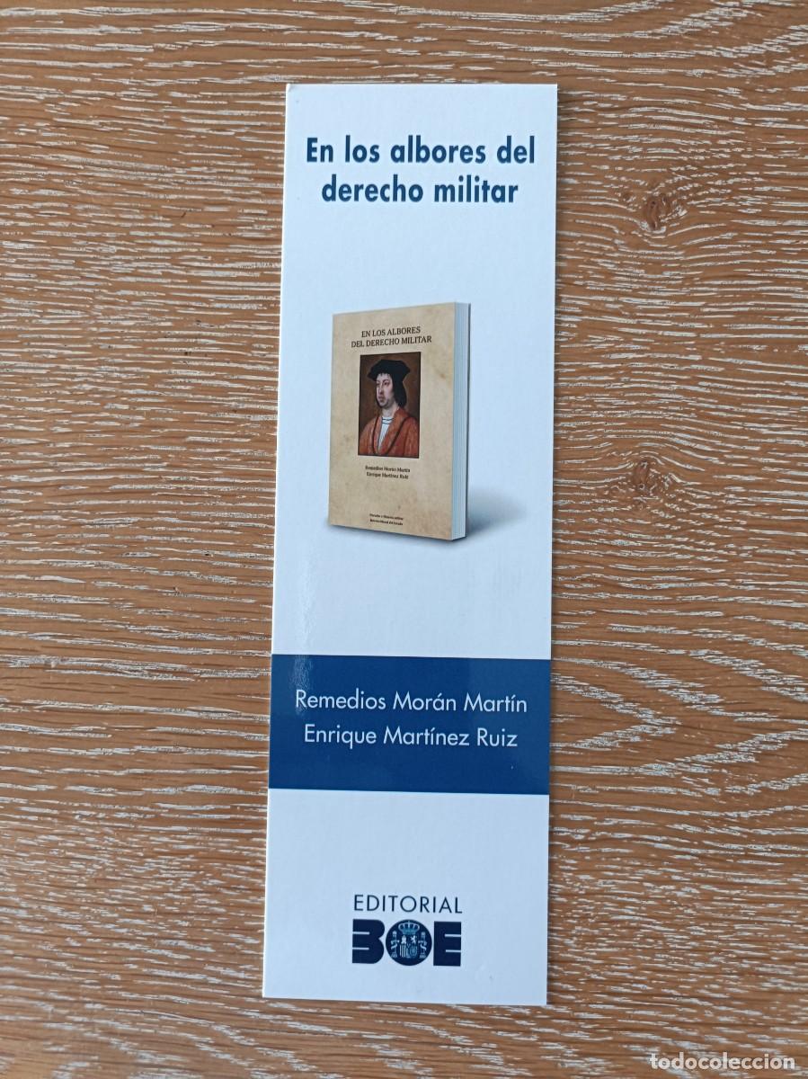 Coleccionismo Marcap&aacute;ginas: MARCAP&Aacute;GINAS - EDITORIAL BOE BOLET&Iacute;N OFICIAL DEL ESTADO - EN LOS ALBORES DEL DERECHO MILITAR