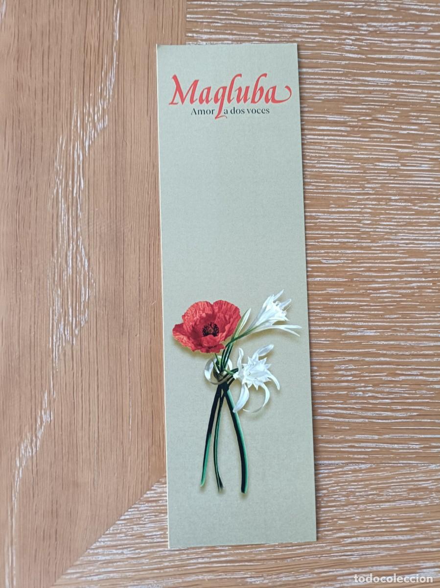Coleccionismo Marcap&aacute;ginas: MARCAPAGINAS - LIBROS DE SEDA - MAGLUBA AMOR A DOS VOCES