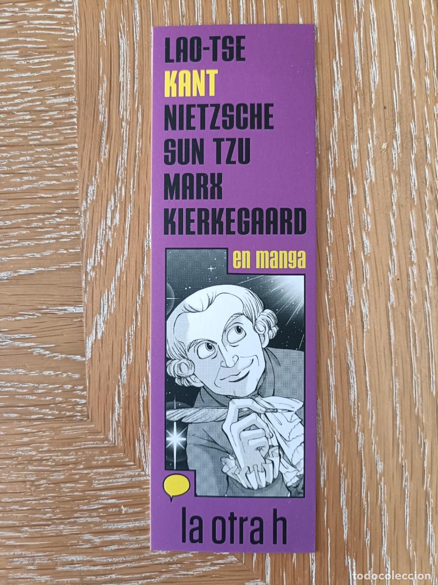Coleccionismo Marcap&aacute;ginas: MARCAPAGINAS - LA OTRA H - LAO-TSE KANT NIETZZSCHE SUN TZU MARX KIERKEGAARD EN MANGA