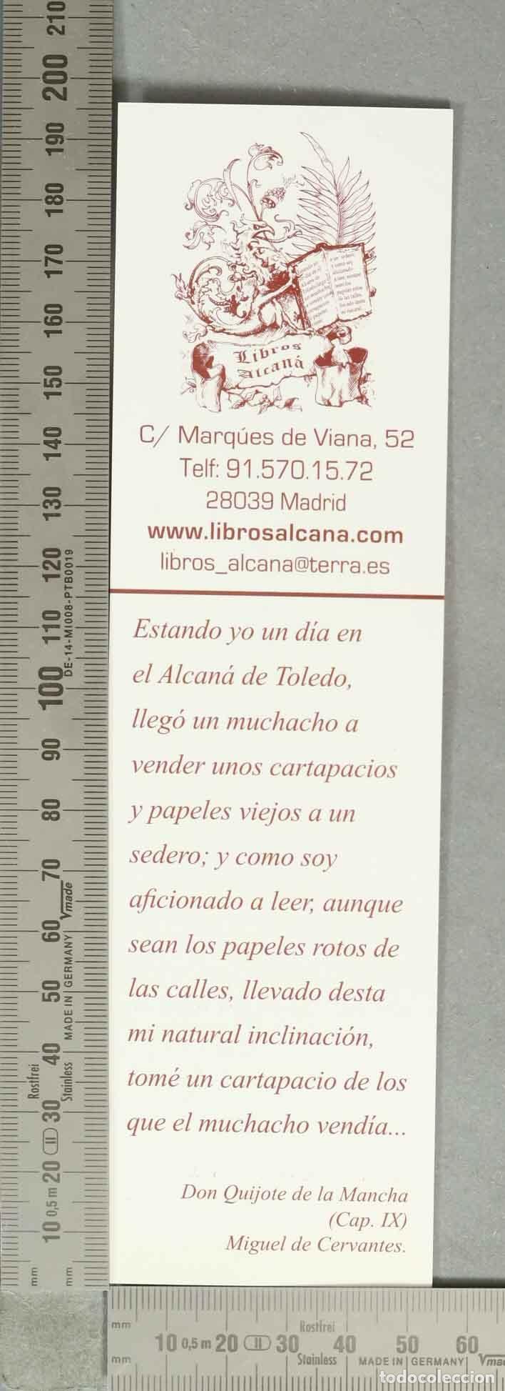 Coleccionismo Marcap&aacute;ginas: MARCAPAGINAS. Don Quijote de la Mancha (Cap. IX) - Miguel de Cervantes