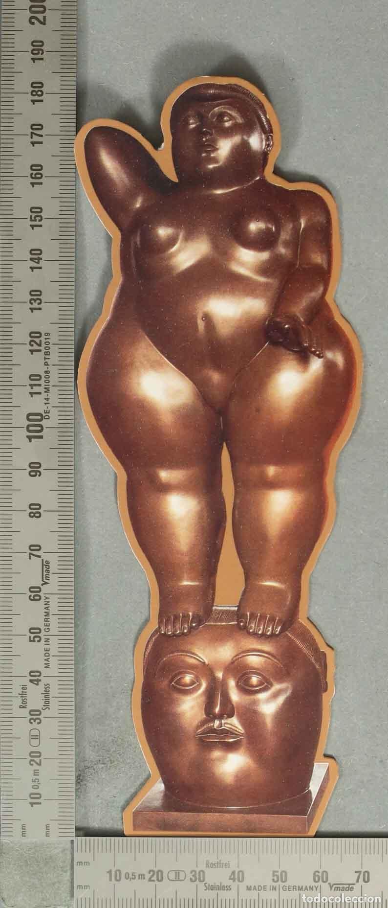 Coleccionismo Marcap&aacute;ginas: MARCAPAGINAS. La escultura El Pensamiento - Fernando Botero - Bronce