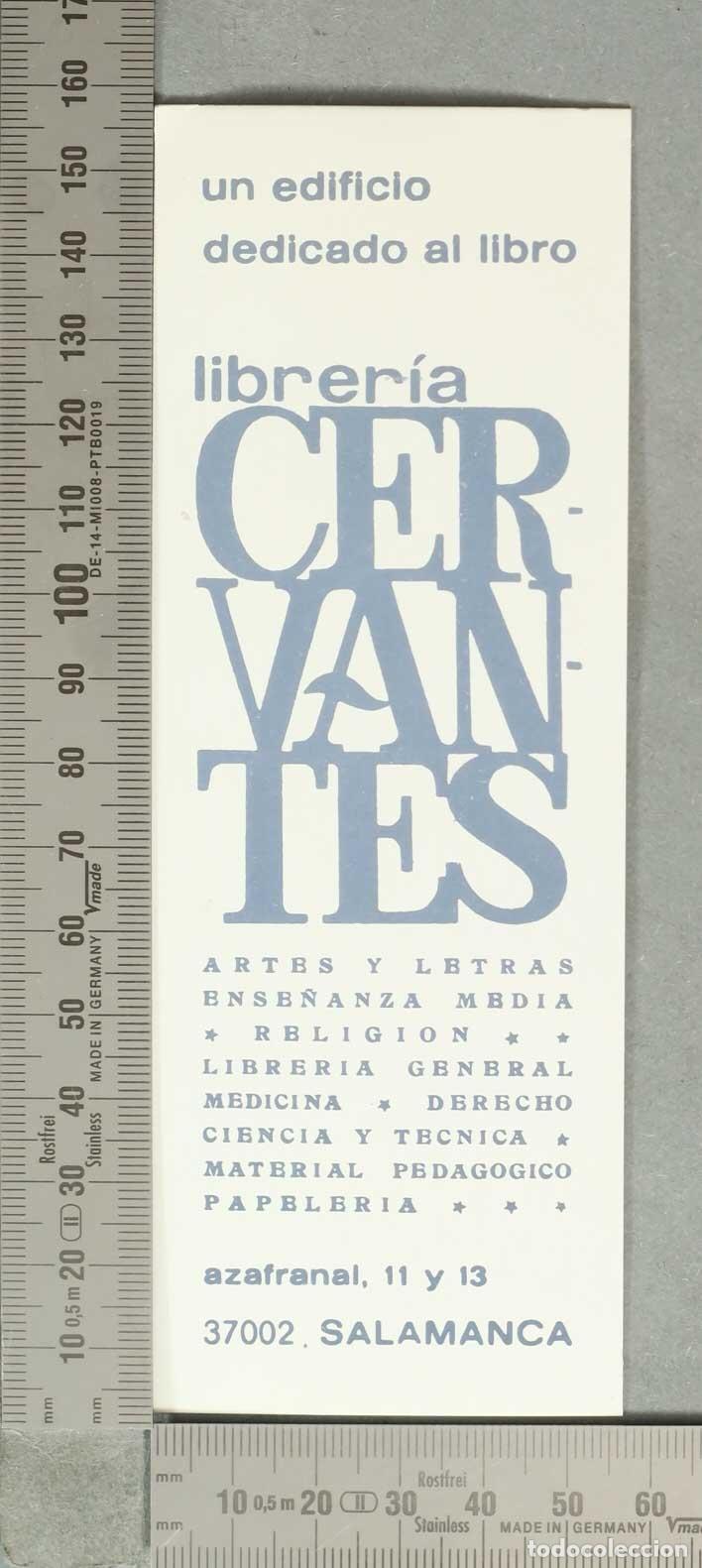 Coleccionismo Marcap&aacute;ginas: MARCAPAGINAS. Librer&iacute;a Cervantes Salamanca - Un edificio dedicado al libro
