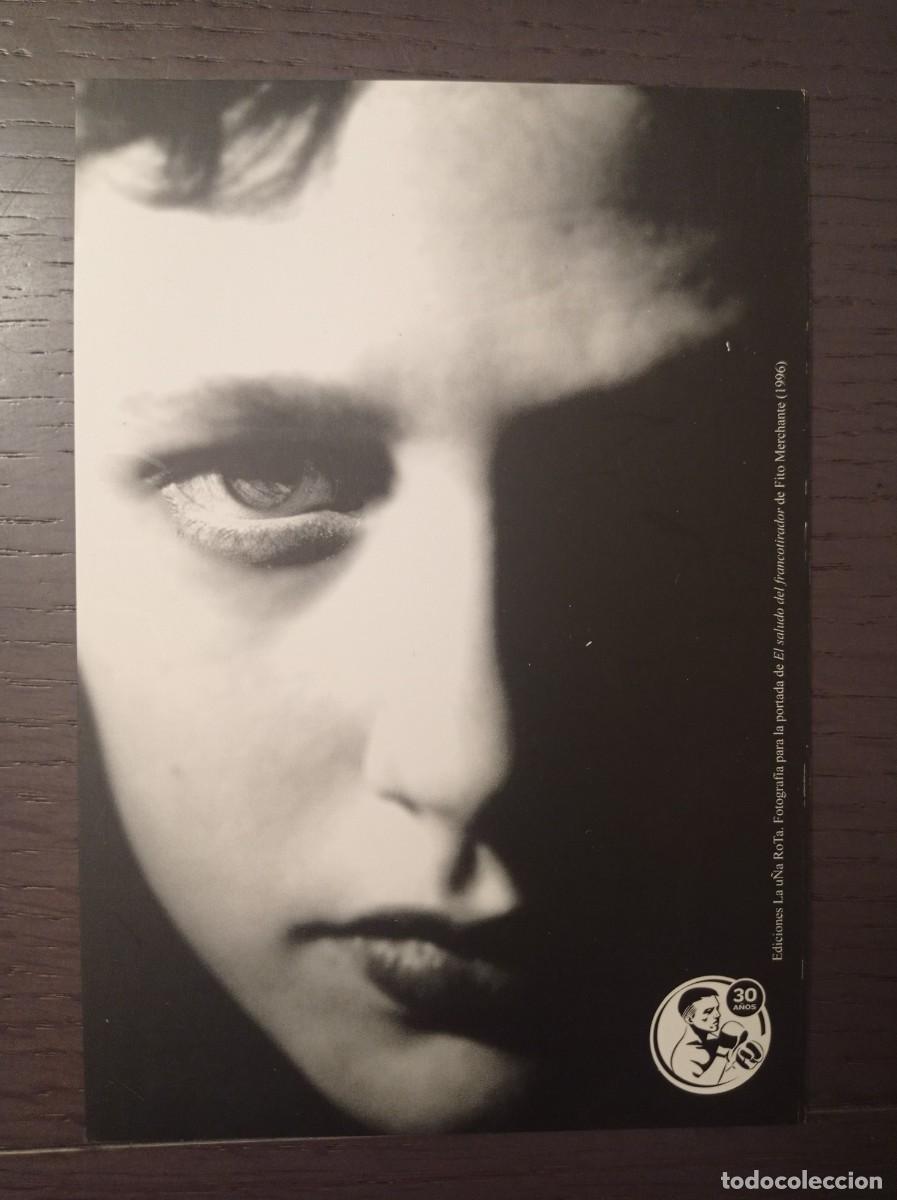 Coleccionismo Marcap&aacute;ginas: MARCAP&Aacute;GINAS. TAMA&Ntilde;O POSTAL. EDICIONES LA U&Ntilde;A ROTA. FITO MERCHANTE. EL SALUDO DEL FRANCOTIRADOR