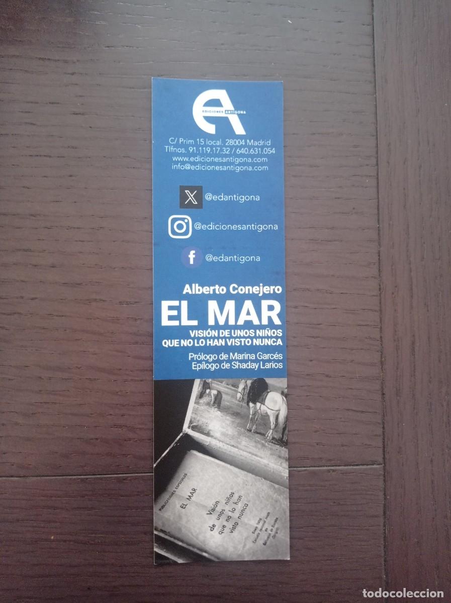 Coleccionismo Marcap&aacute;ginas: MARCAP&Aacute;GINAS. EDICIONES ANT&Iacute;GONA. ALBERTO CONEJERO. EL MAR