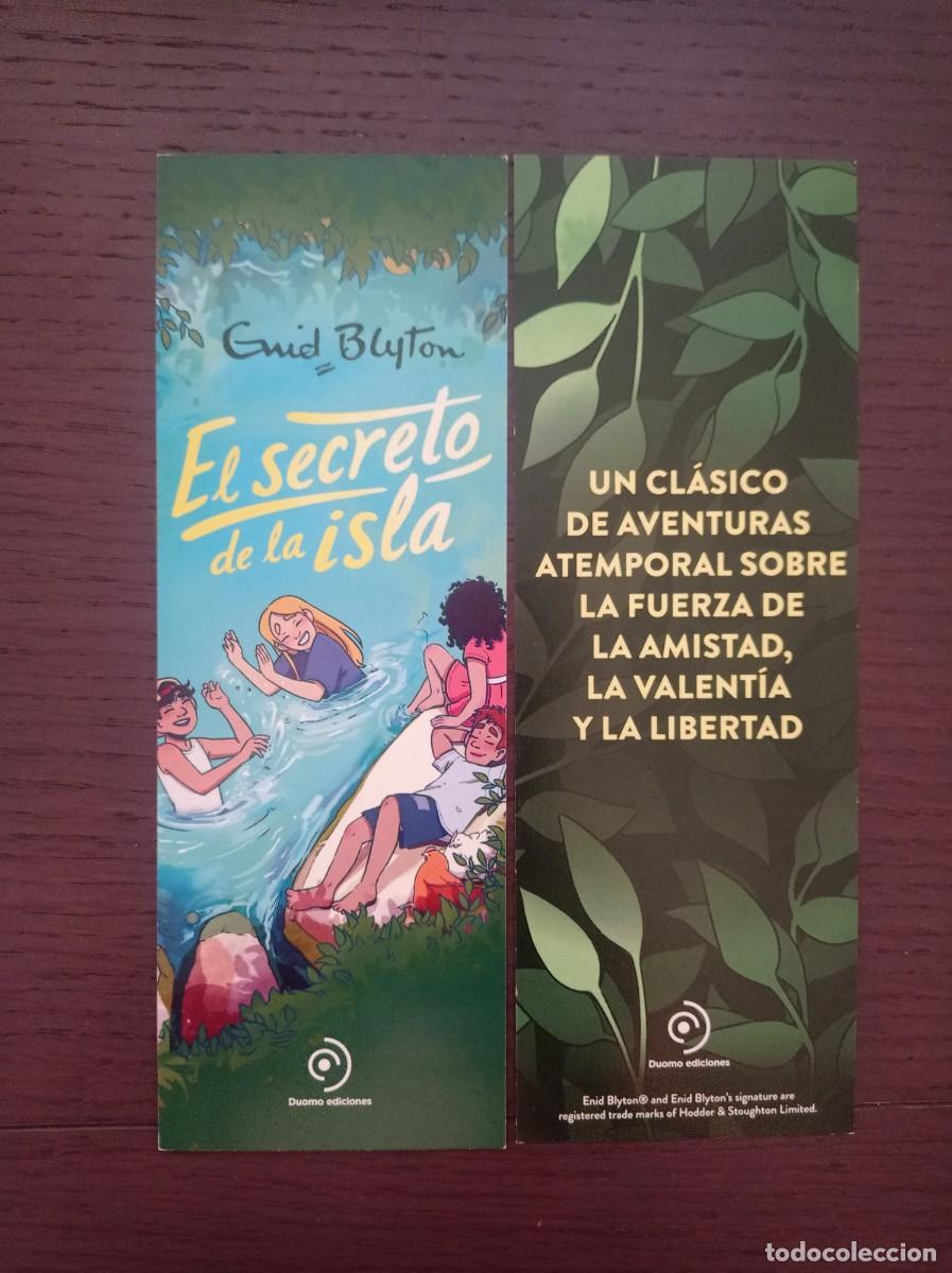 Coleccionismo Marcap&aacute;ginas: MARCAP&Aacute;GINAS. DUOMO EDICIONES. GNID BLYTON. EL SECRETO DE LA ISLA